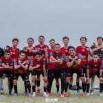 Tampak Kesebelasan MA Subulussalam bertanding di Samanta Herman Deru Cup 2023, di Trimorejo, Kecamatan Semendawai Suku III. Pada Sabtu, 4 November 2023.